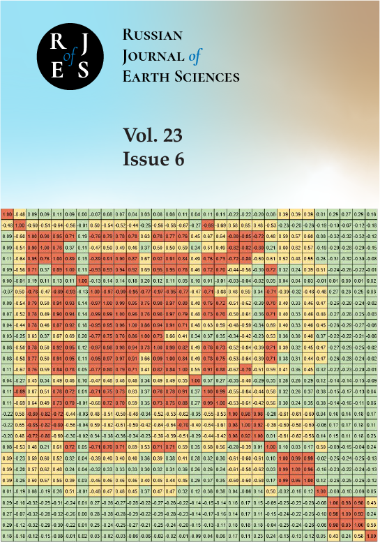                         Russian Journal of Earth Sciences
            